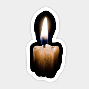 The Optimistic Candle Sticker